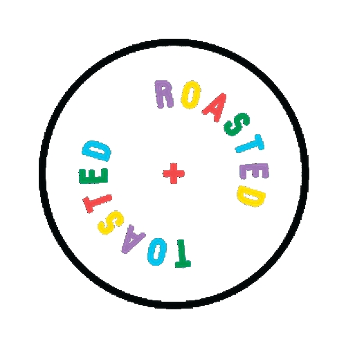 Roasted + Toasted 420 Cafè logo