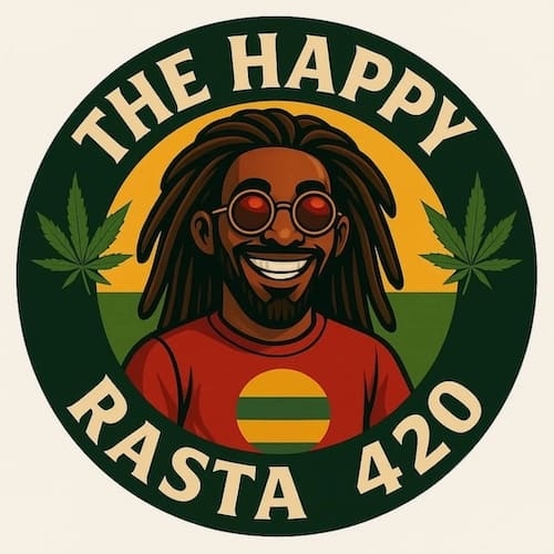 The Happy Rasta 420 logo
